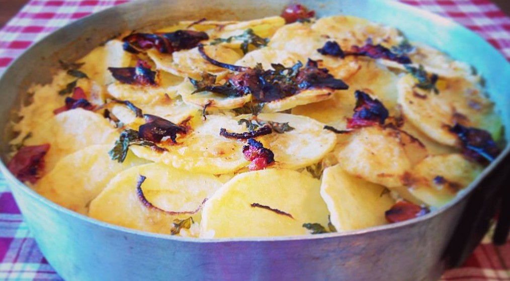 Tiella Barese: riso, patate e cozze