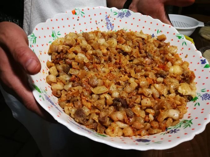 Frittole or cracklings