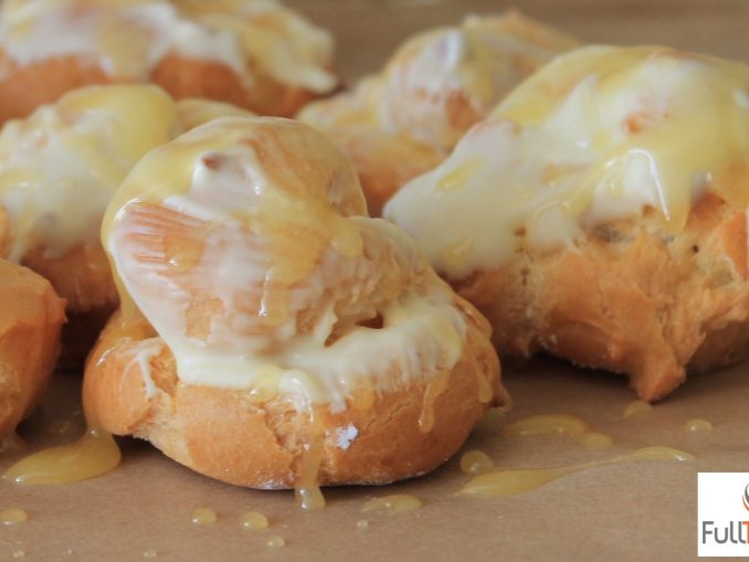 Bigne di carnevale al limone