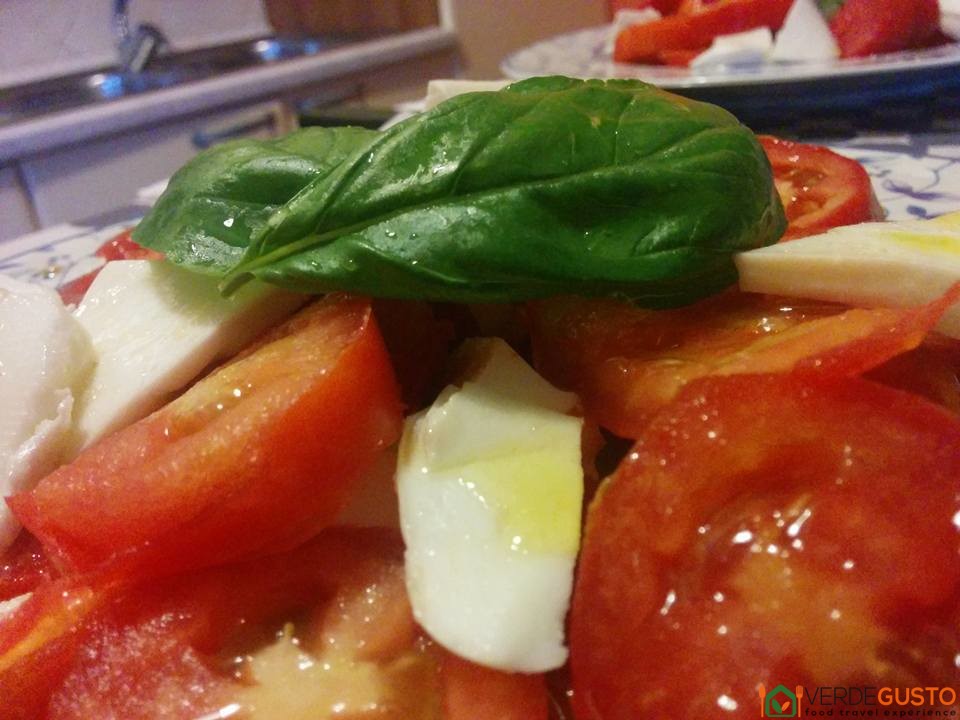 Caprese mozzarella bufala DOP -©Foto Anna Bruno/VerdeGusto