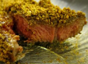 Costolette di agnello con pistacchi