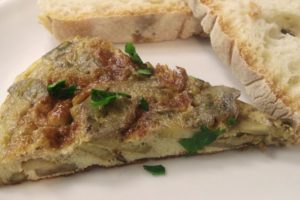 Frittata con cipolle -©Foto Anna Bruno/VerdeGusto
