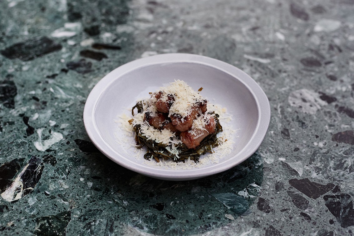 Salsiccia Tarassaco e Pecorino, Ristorante Rost a Milano - FotocourtesyRøst