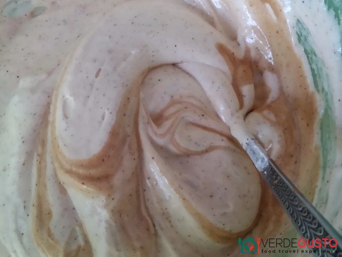Chiffon al cioccolato fondente e caffè - preparazione
