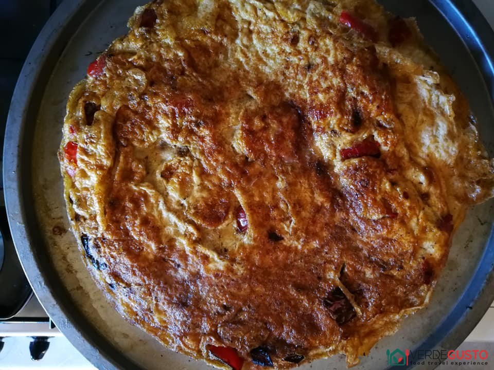 Frittata di peperoni -©Foto Anna Bruno/VerdeGusto