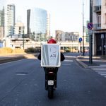 AJI a Milano, consegna con lo socuter