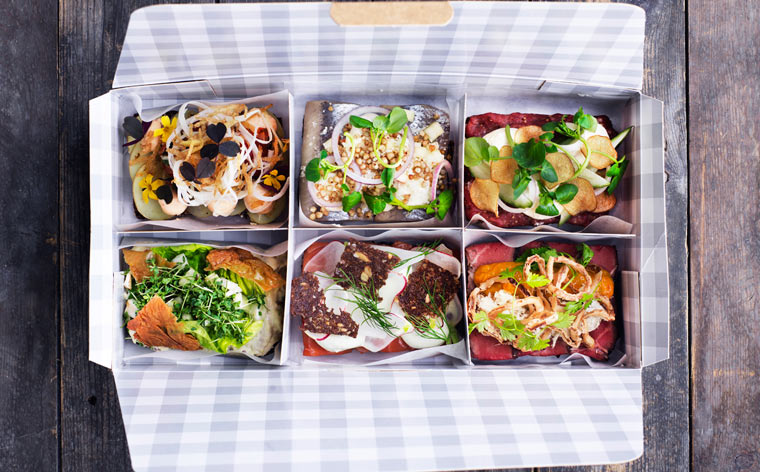 Smørrebrød Danimarca