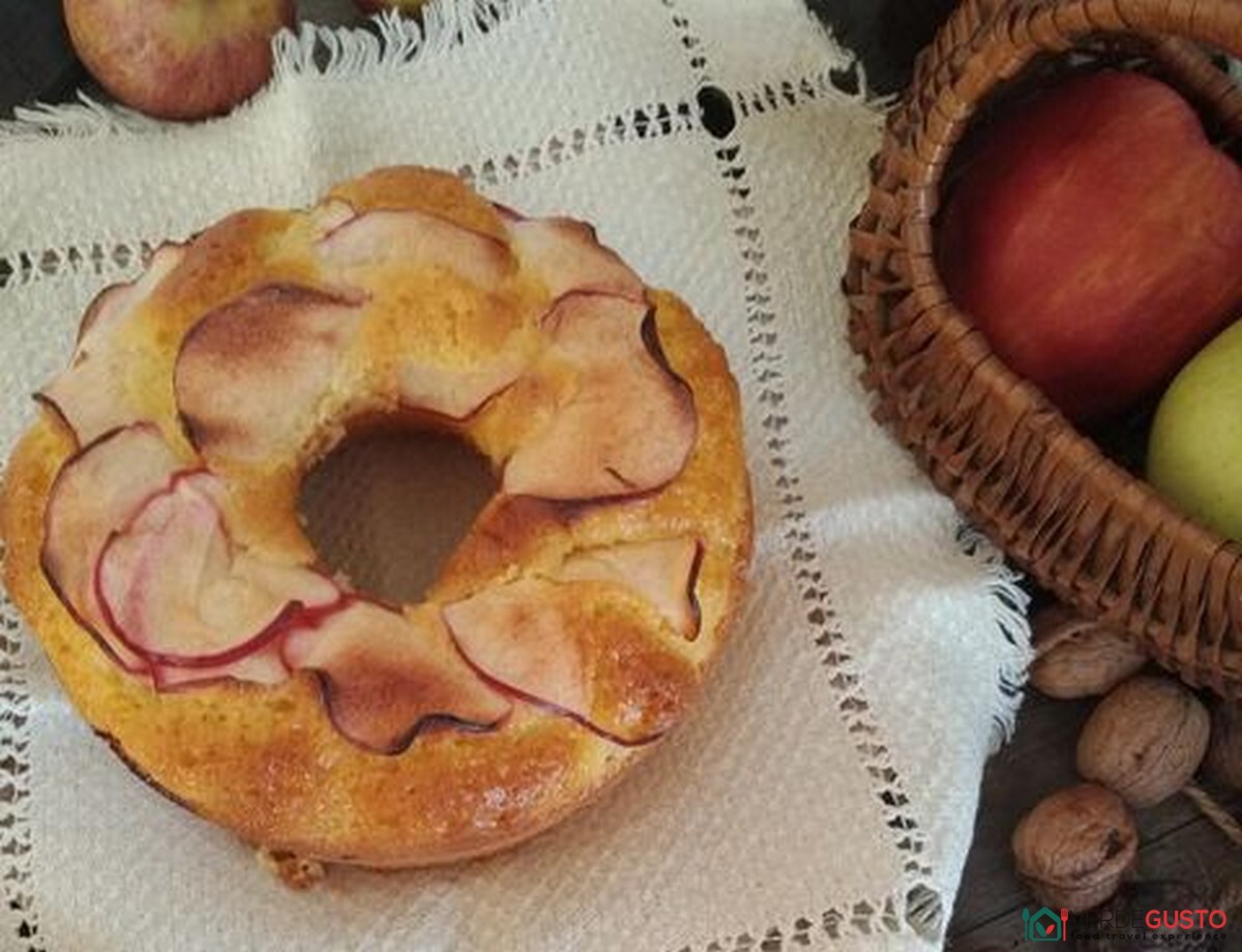 Chiffon cake alle mele