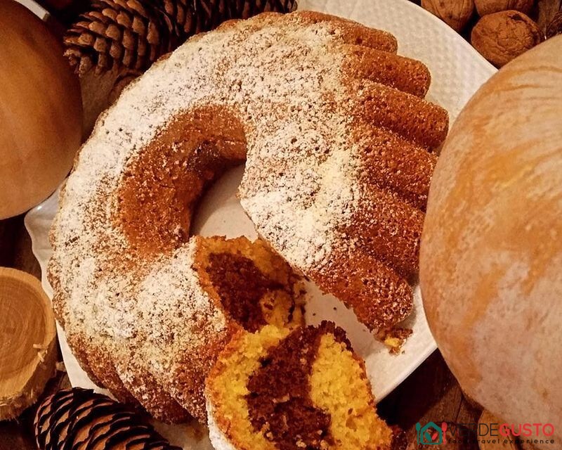 Ciambella di zucca e cacao