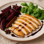 Fettine di pollo con barbabietola al forno - Foto VGAI