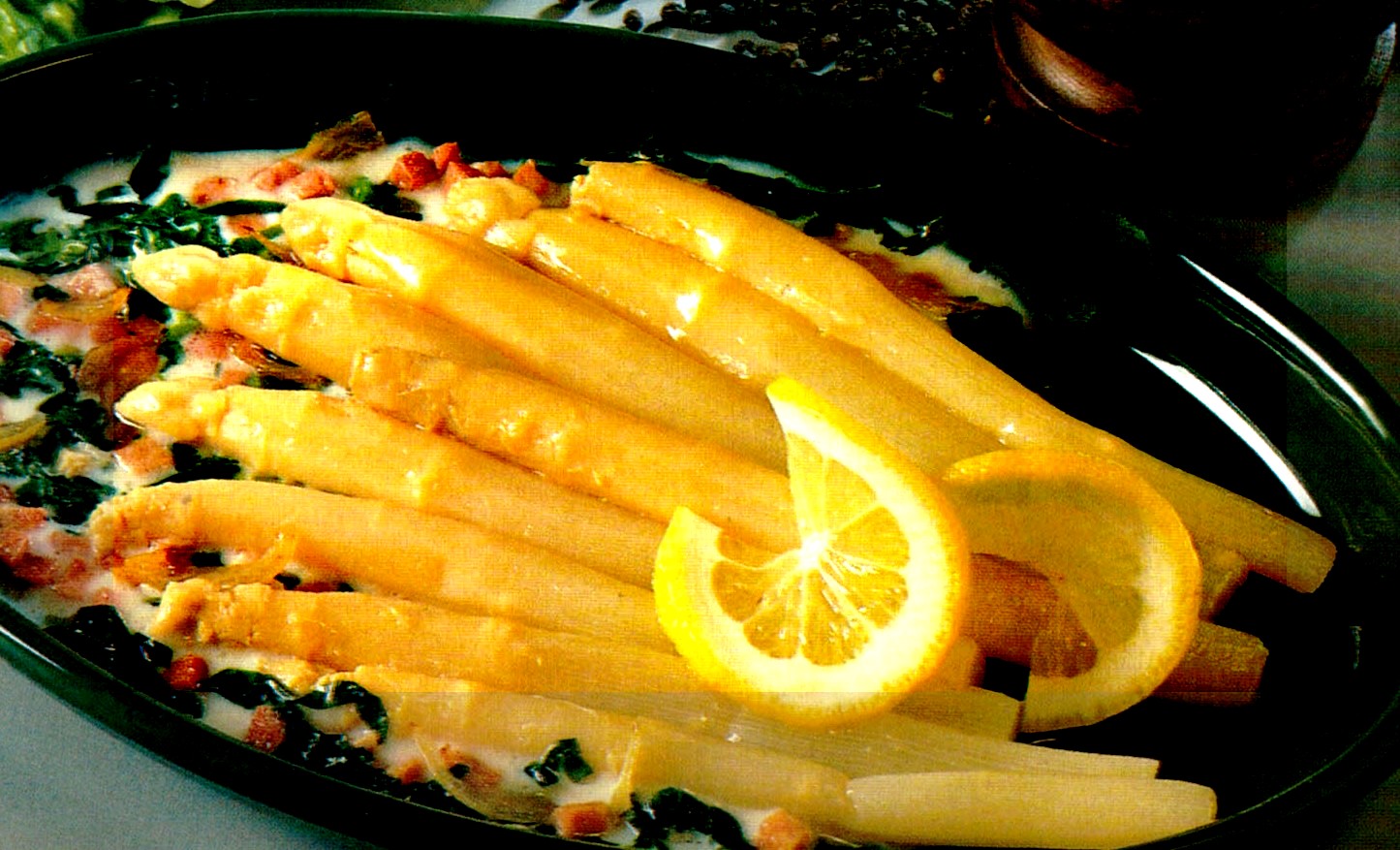 Asparagus and lettuce recipe