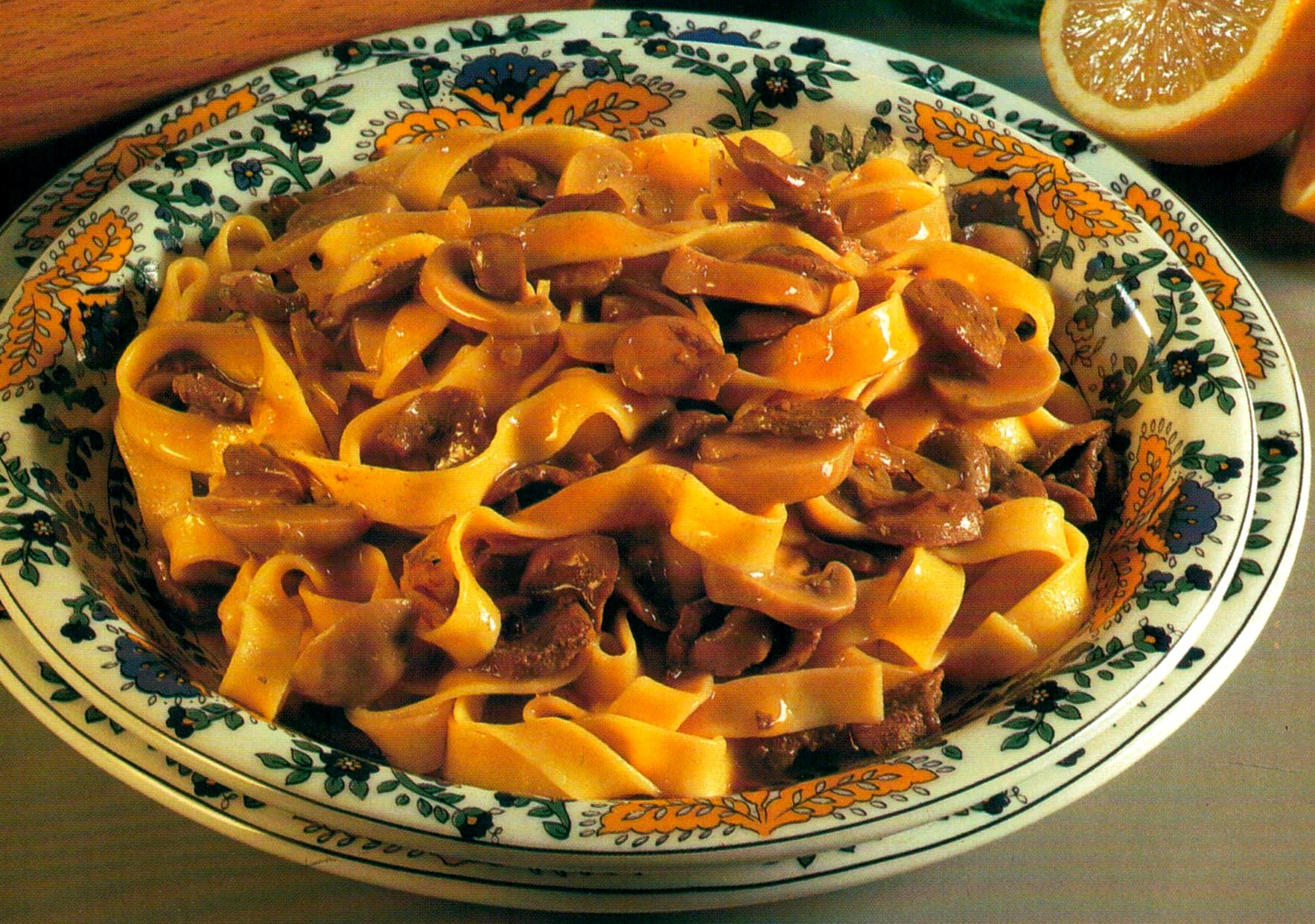 Fettuccine with kids of kid