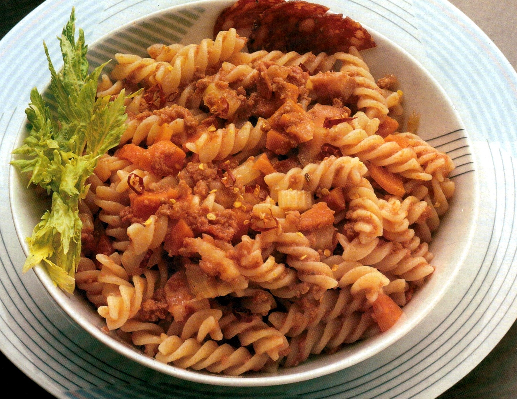 Fusilli con salame e ricotta alla irpina