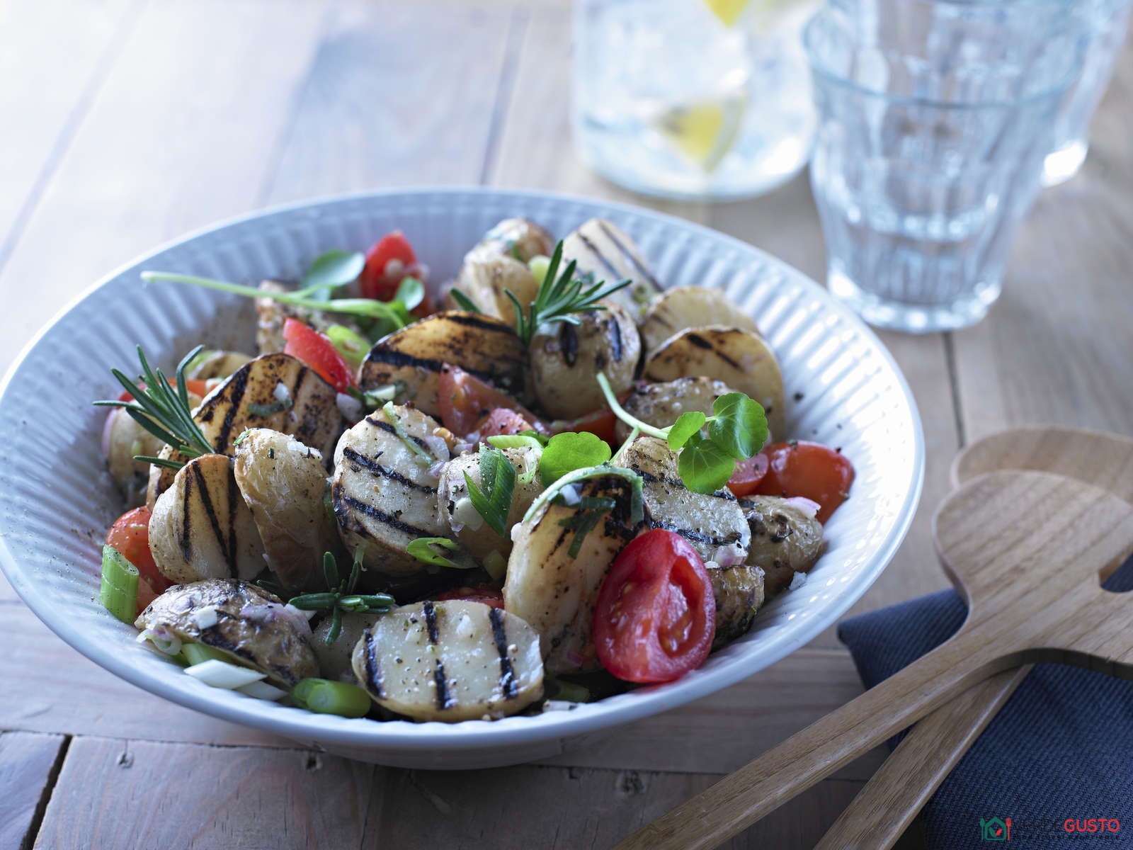 Insalata di patate grigliate