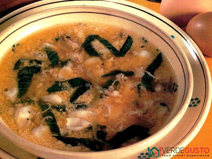 Minestra di cicoria con calamaretti