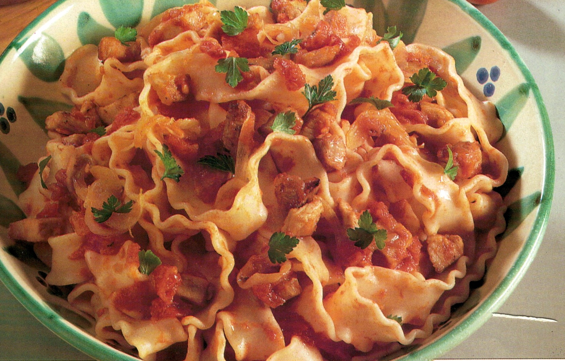 Reginette al ragù di maiale