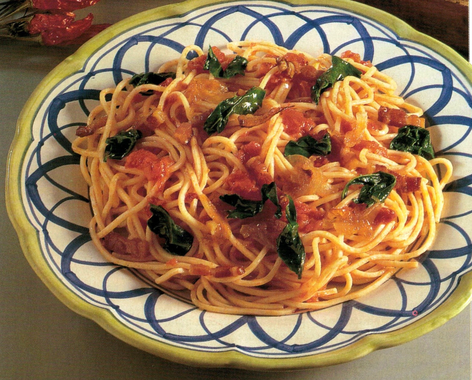 Spaghetti alla chitarra con ortiche