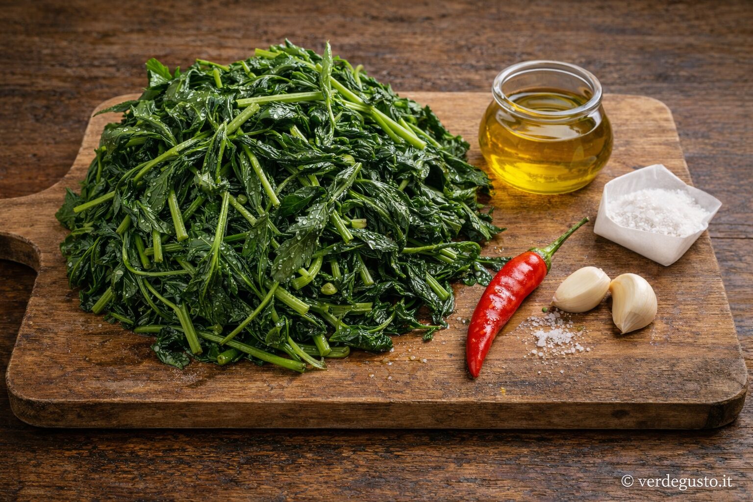 Ingredienti cicoria pazza - Foto Vgai