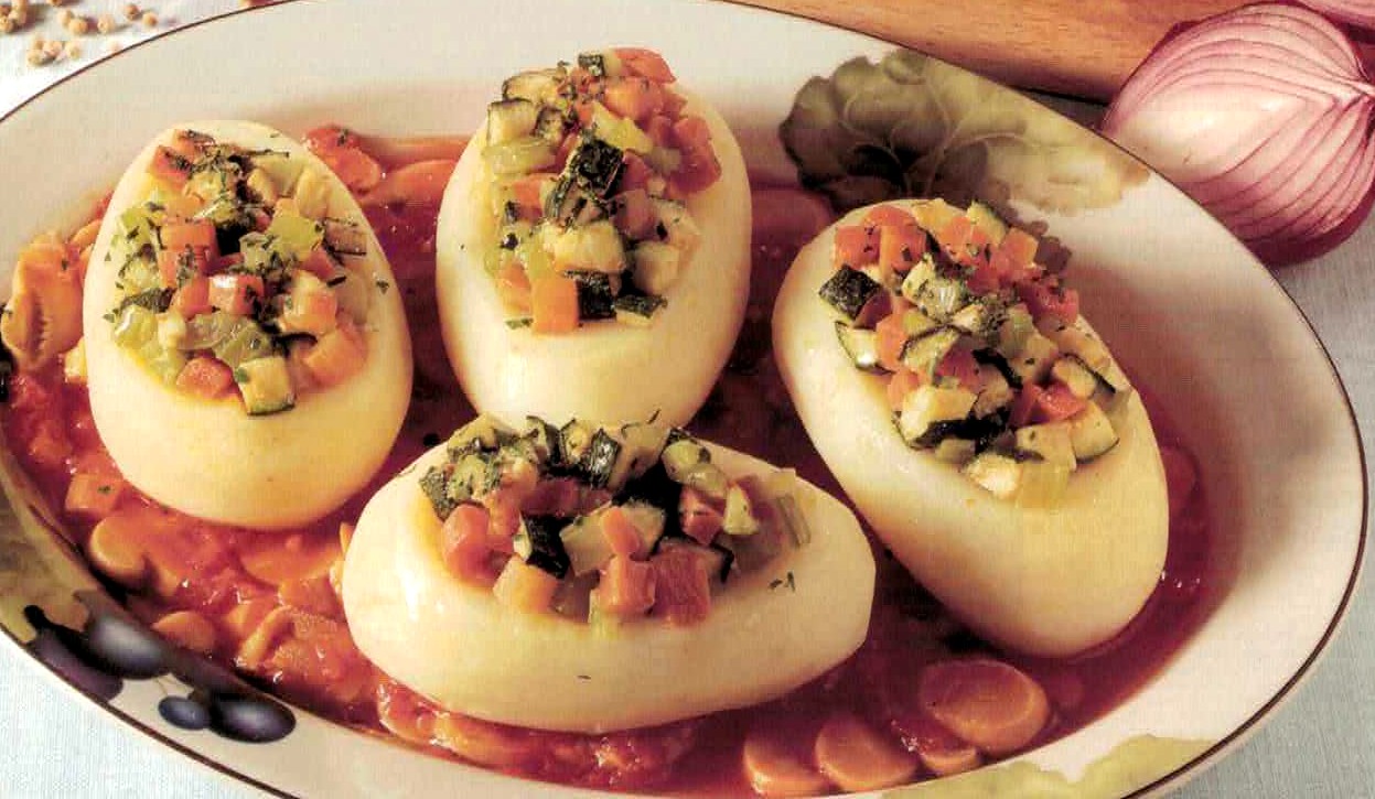 Patate ripiene di verdure alla pugliese