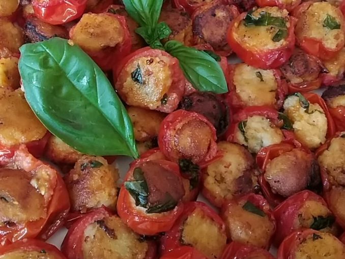 Pomodorini ripieni risultato finale