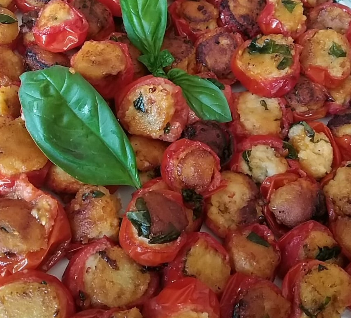 Pomodorini ripieni risultato finale