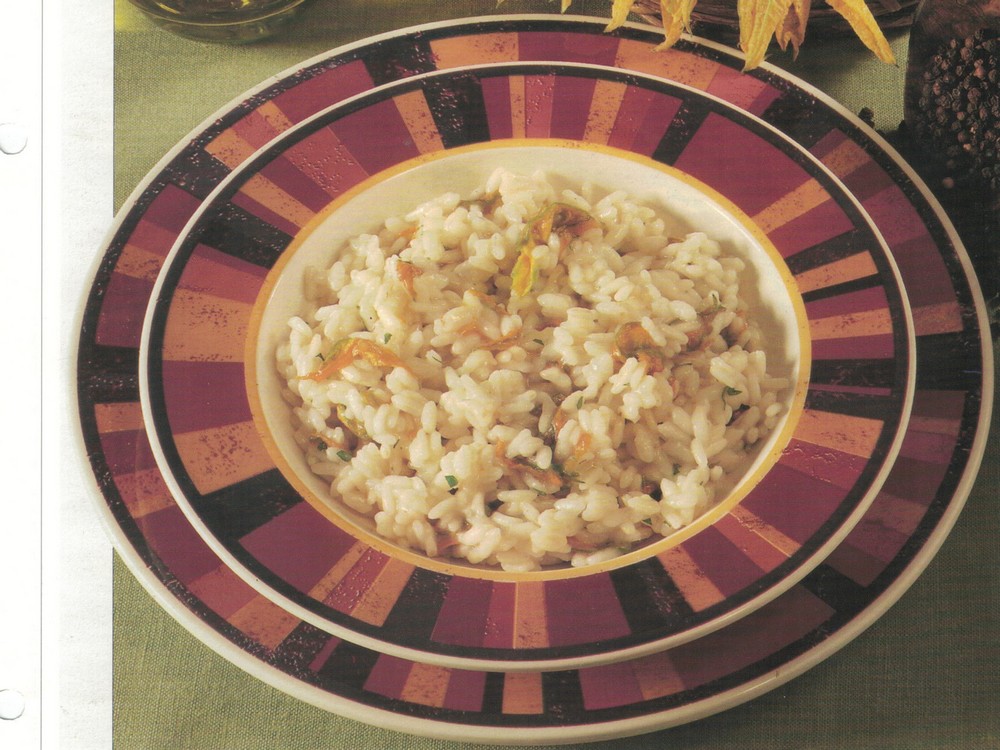 Risotto ai fiori di zucca