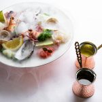 Crudo di mare all'Enoteca La Torre, Roma