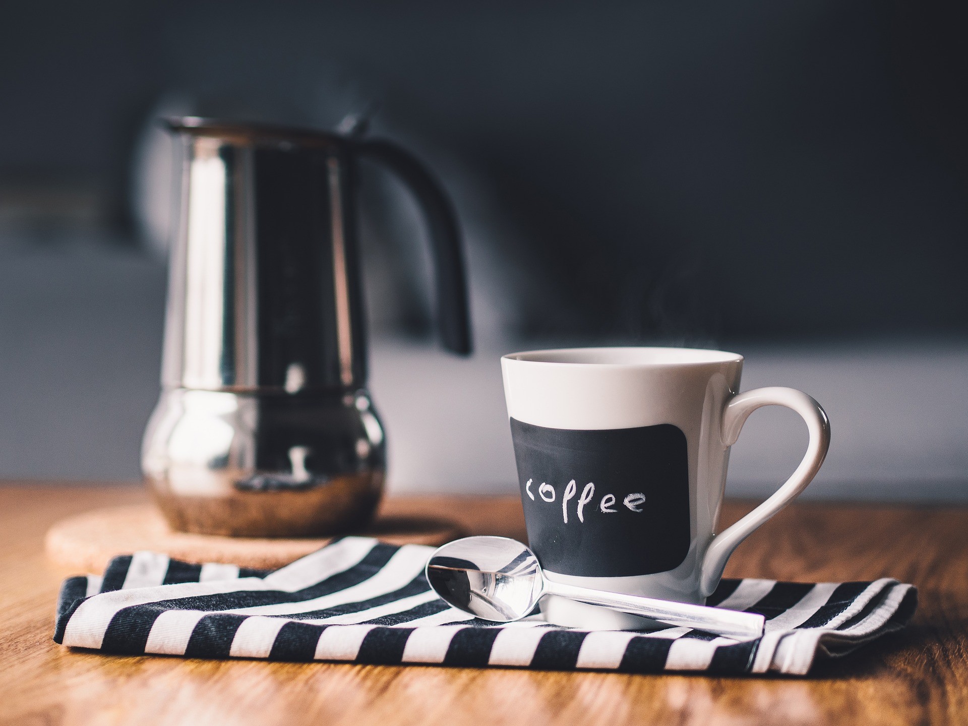 Tazza e caffettiera del caffè - Foto di fancycrave1