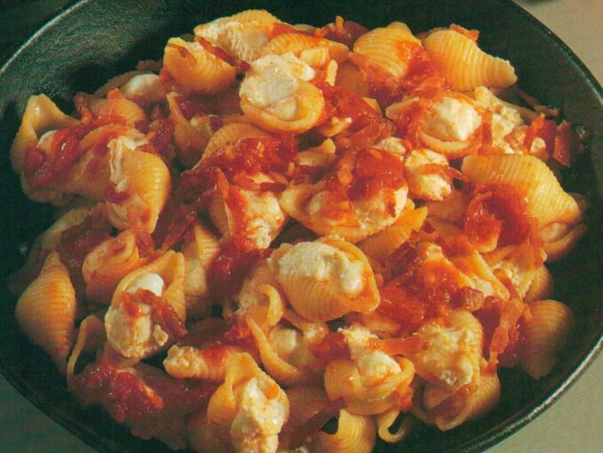 Conchiglie farcite con ricotta