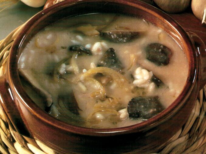 Riso, fagioli e funghi