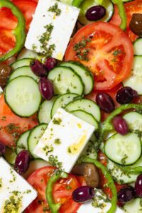 Insalata di cetrioli alla greca