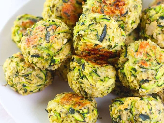 Polpette di zucchine al forno