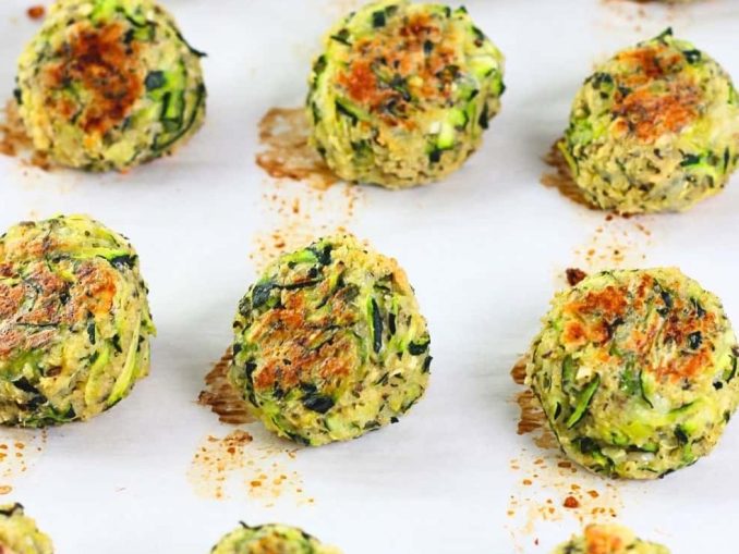 Polpette di zucchine al forno
