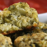 Polpette di broccoli e formaggio a forno