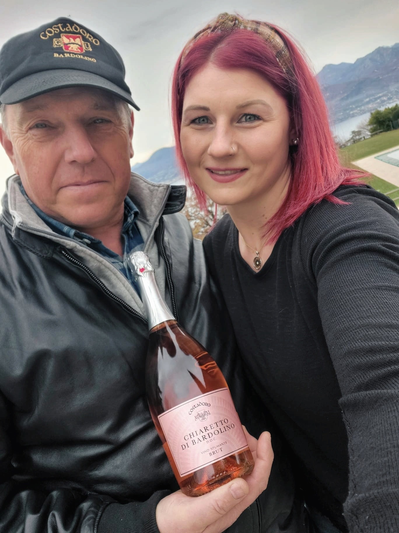 Valentino e Rachele della Cantina Costadoro sul Garda