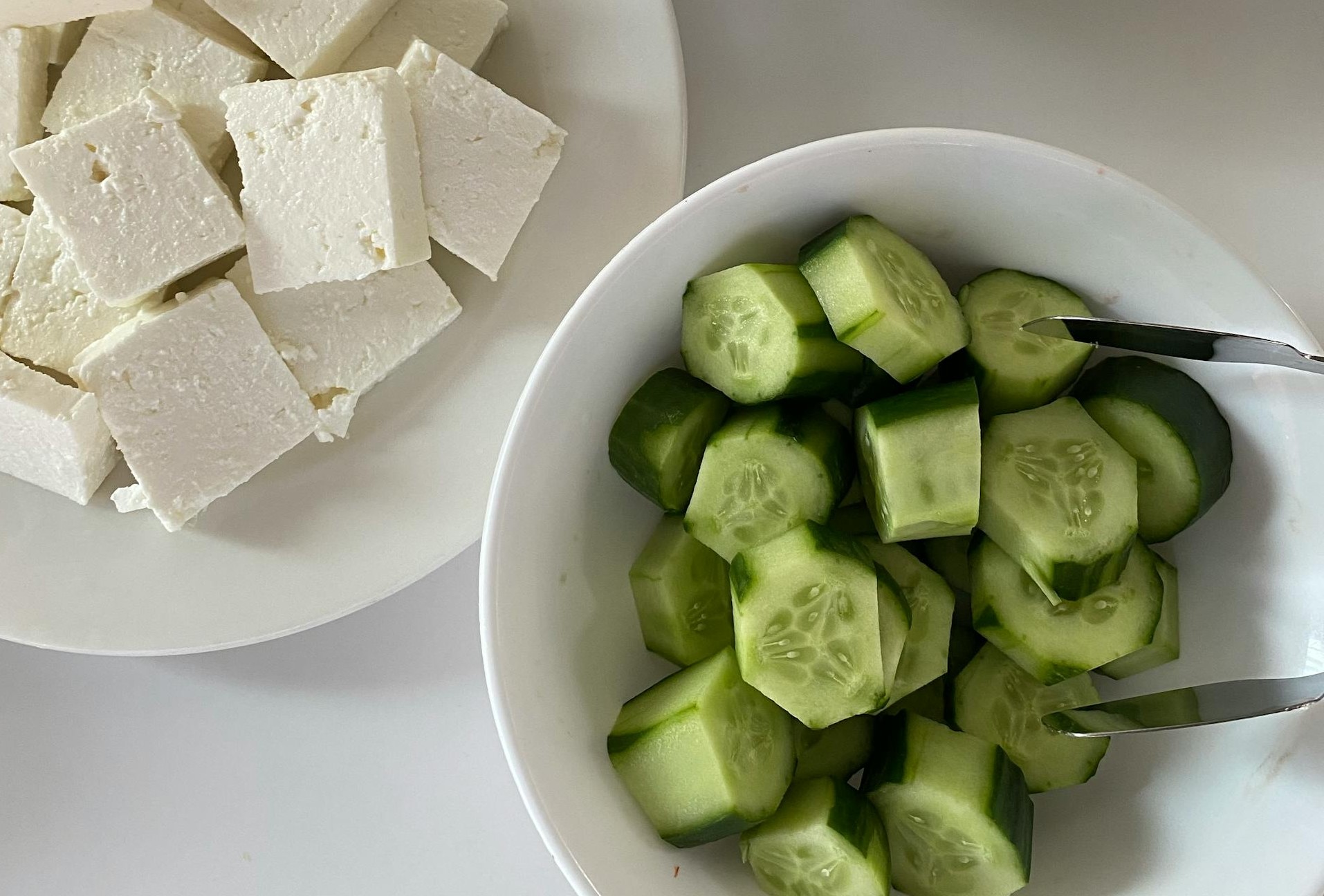Cetrioli e feta