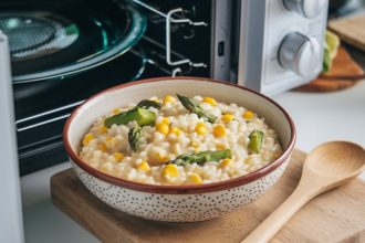 Risotto al microonde mais e asparagi - Foto VGAI
