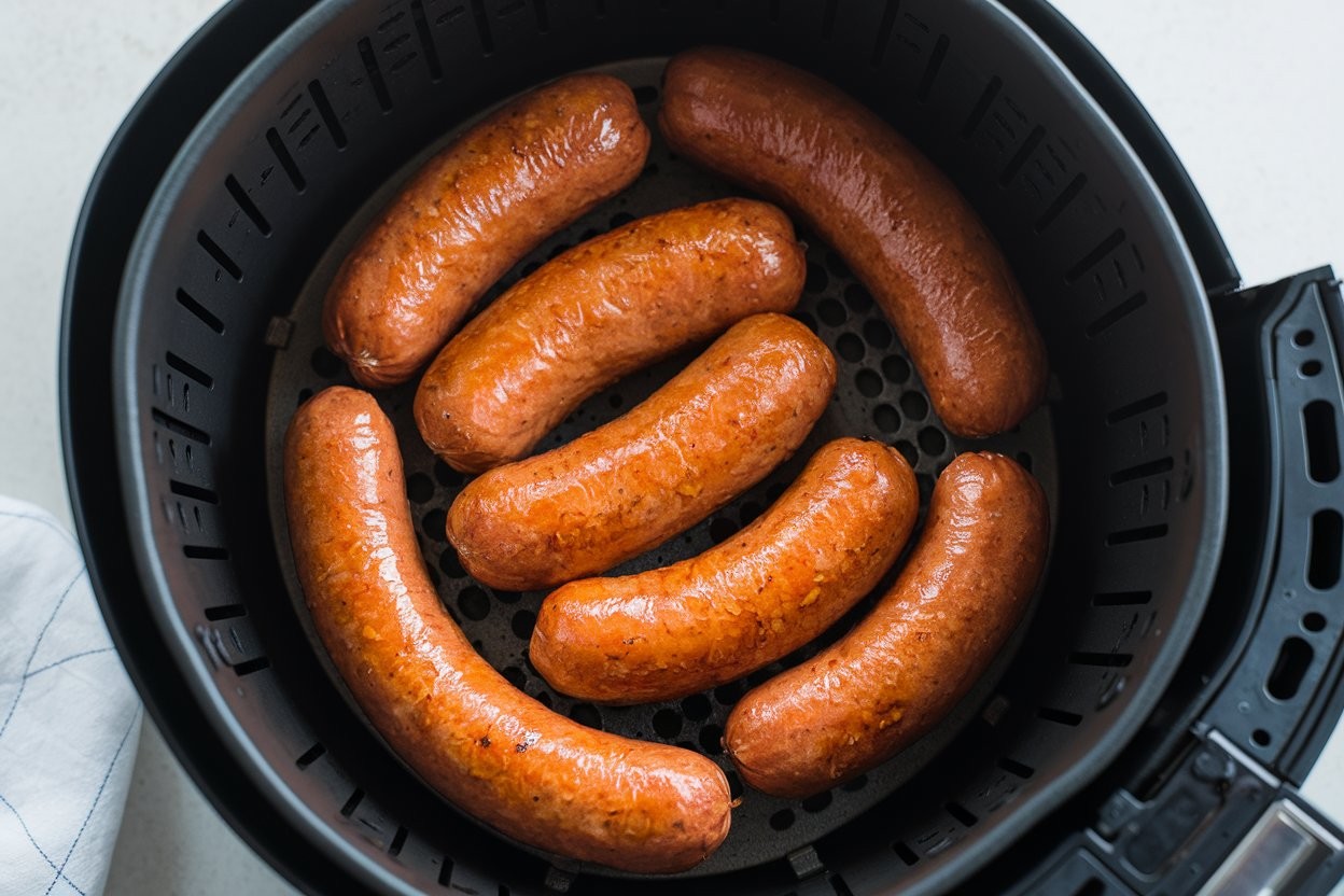 Wurst aus der Heißluftfritteuse – VGAI-Foto