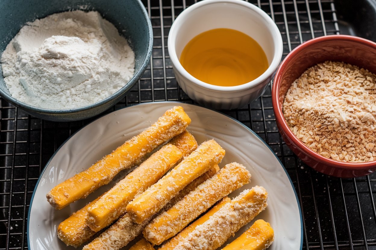 Bastoncini di formaggio fatti in casa - Foto VGAI