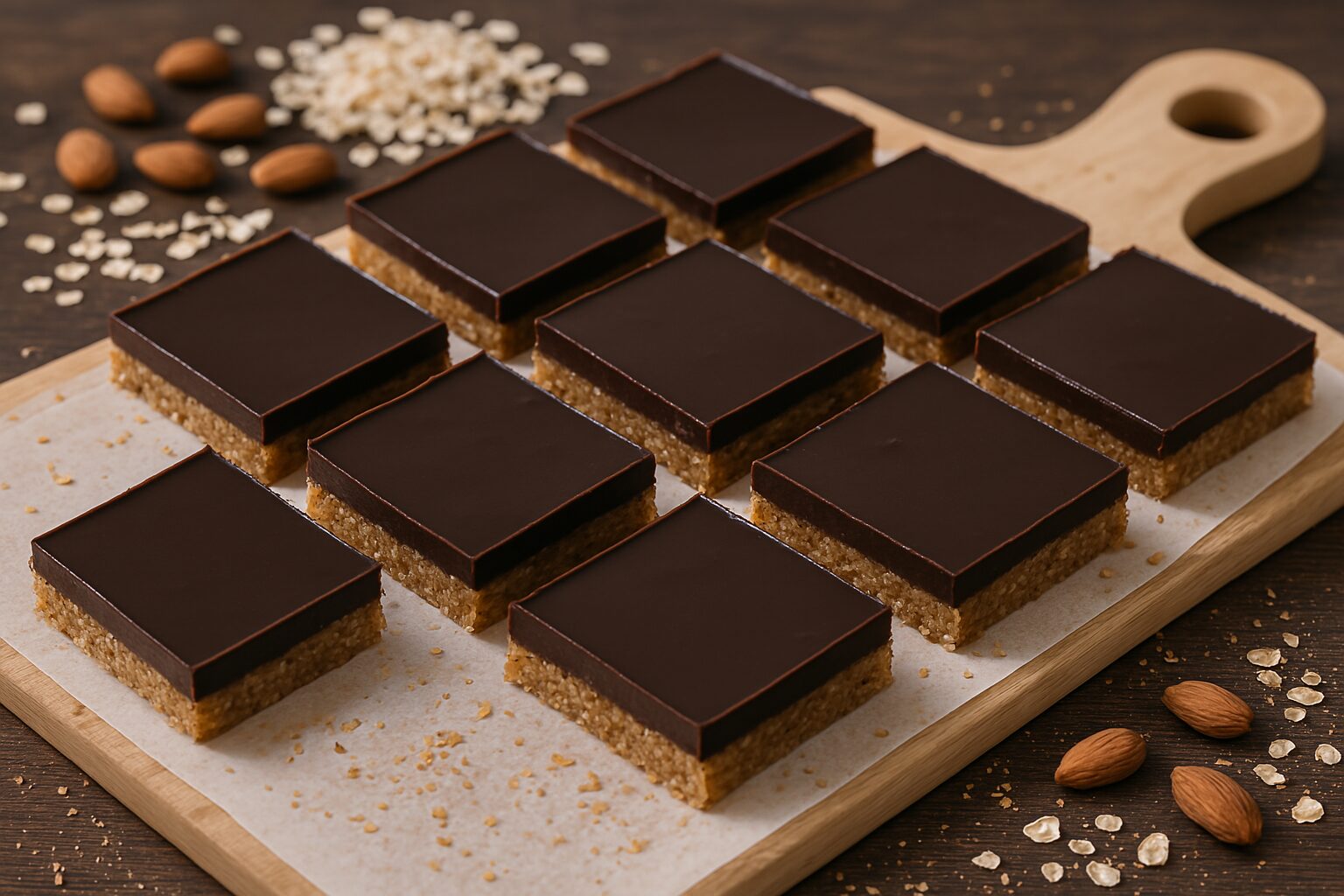 Barrette di avena e burro di arachidi e cioccolato - Foto VGAI
