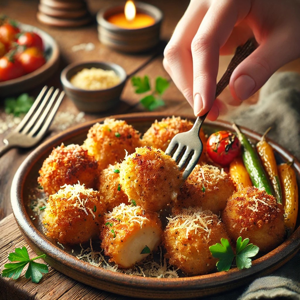 Bocconcini di pollo al parmigiano al forno - Foto VGAI