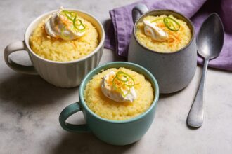 Budini al microonde con lime e cocco - Foto VGAI