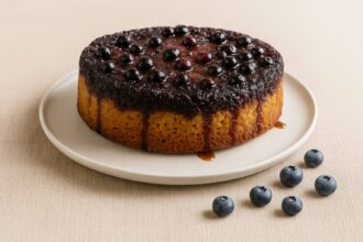 Torta rovesciata di mirtilli - Foto VGAI