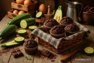 Muffin cioccolato e zucchine - Foto VGAI