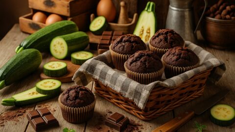 Muffin cioccolato e zucchine - Foto VGAI
