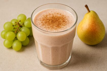 Frullato d’uva e pera alla cannella - Foto VGAI