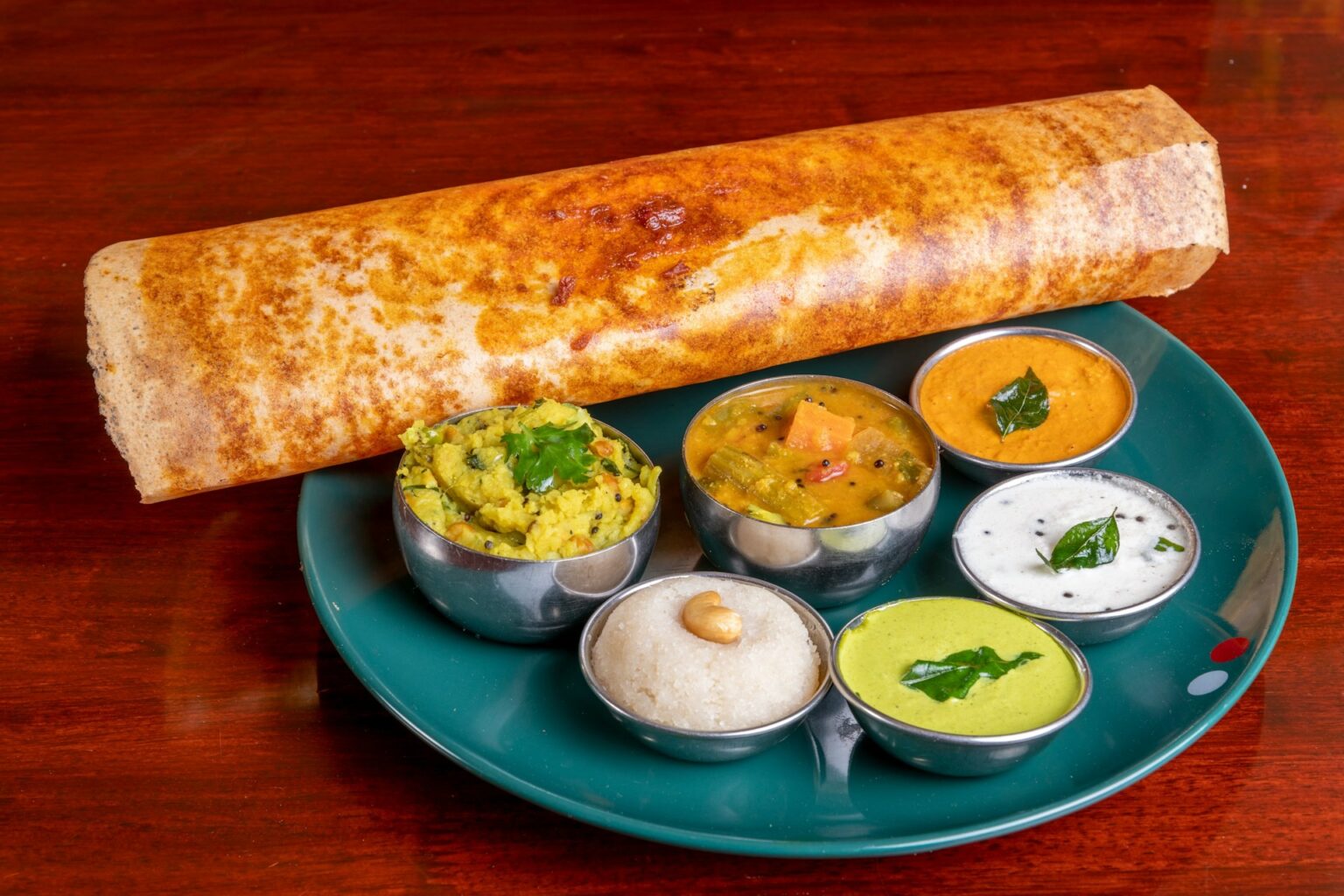 Masala Dosa con salse - Foto di Deepal Tamang U