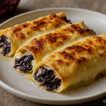 Ricetta Crespelle gratinate al radicchio e taleggio: ricetta con burro - Foto VGAI