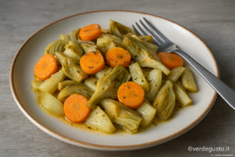 Ricetta Ratatouille invernale di finocchi, carciofi e carote - Foto VGAI