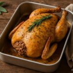 Cappone di Morozzo natalizio ripieno al forno - Foto Vgai